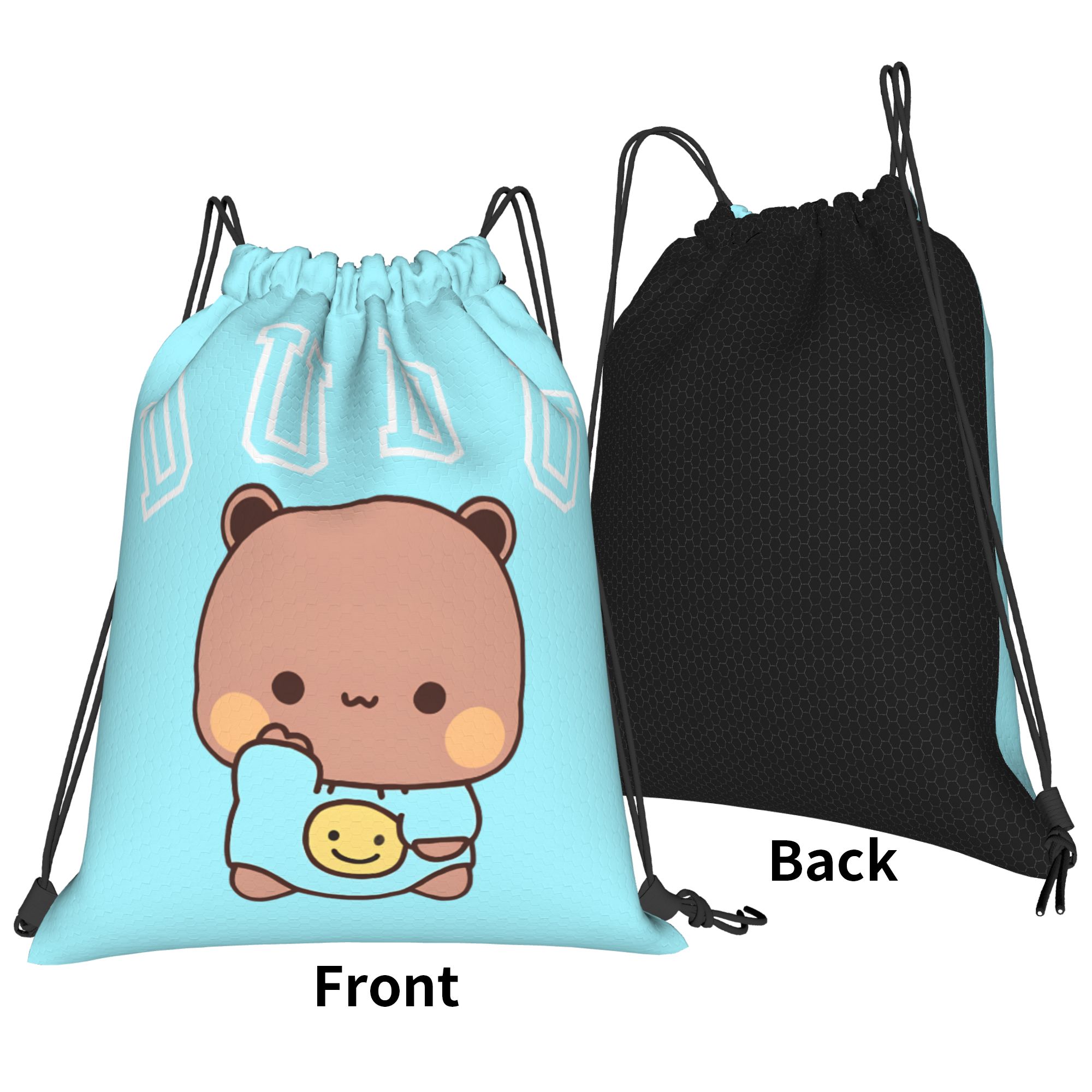 Bubu Dudu Cute Bear Drawstring - Drawstring Gym Bag のレビューと価格