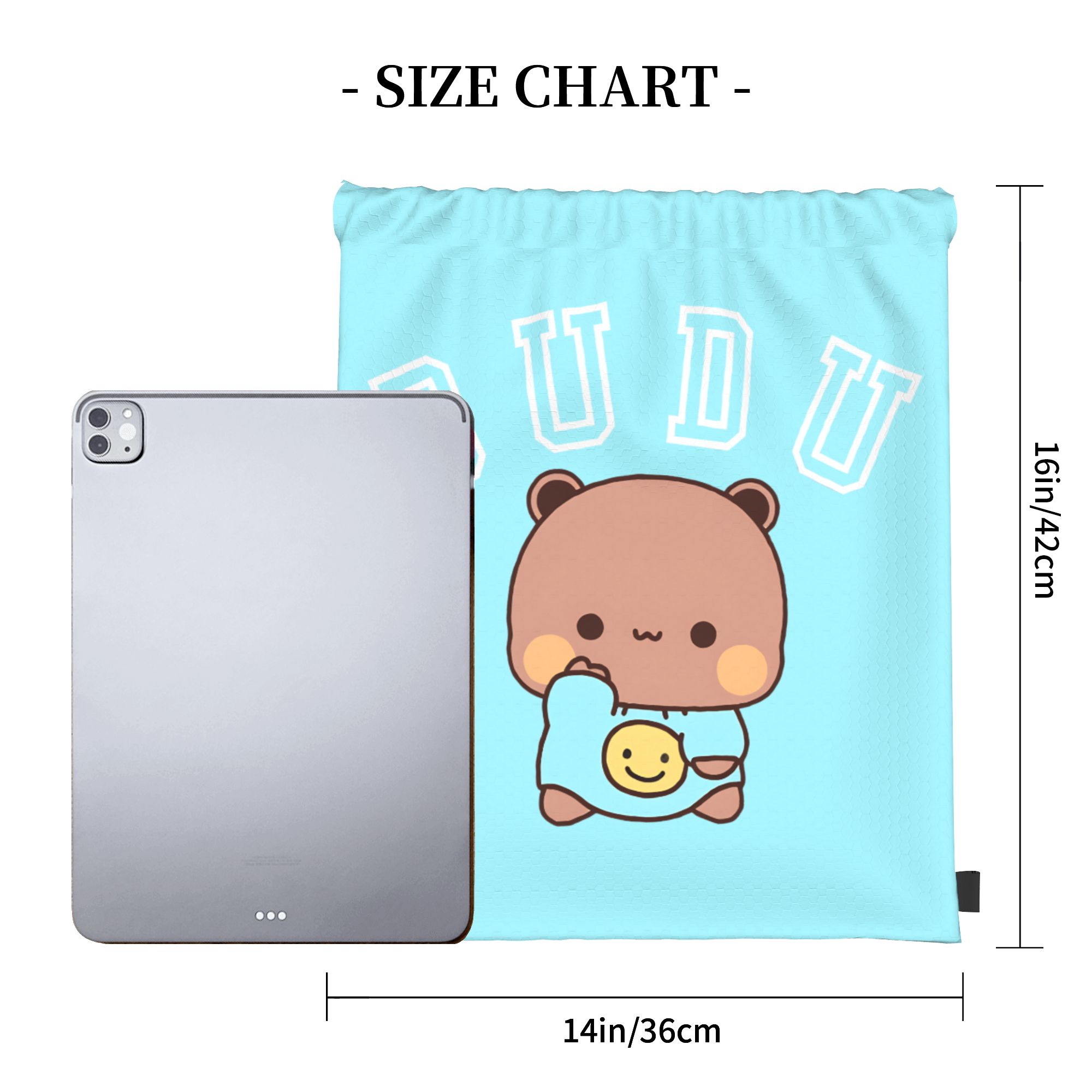 Bubu Dudu Cute Bear Drawstring - Drawstring Gym Bag のレビューと価格